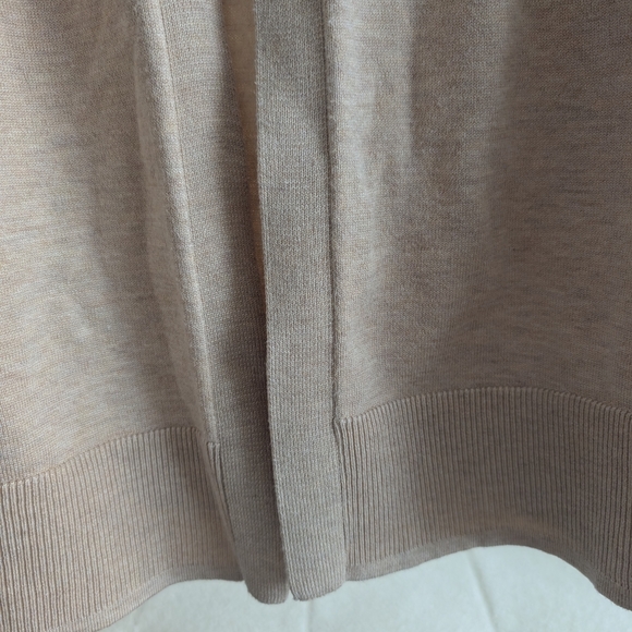 Lane Bryant Women's Tan Open Front Sweater Cardigan Size 18/20 - Picture 4 of 6